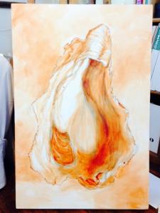 Oyster underpainting